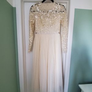 BHLDN Needle & Thread Tempest Bodice Ballerina Dress